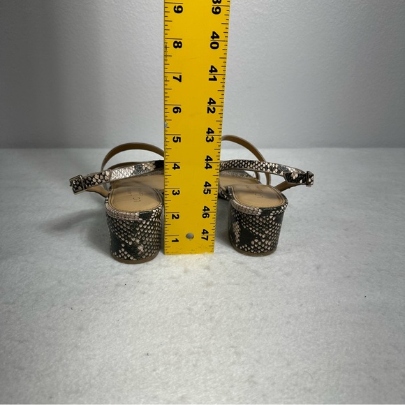 LC Lauren Conrad Shoes Size 7.5 Women's Sandals Snakeskin Heels Strappy … - Picture 4 of 10